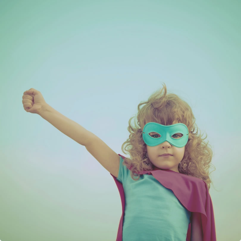 Mädchen mit Cape - Bleib in Balance, Stefanie Thienel